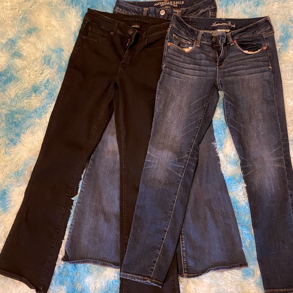 3 pairs AE jeans